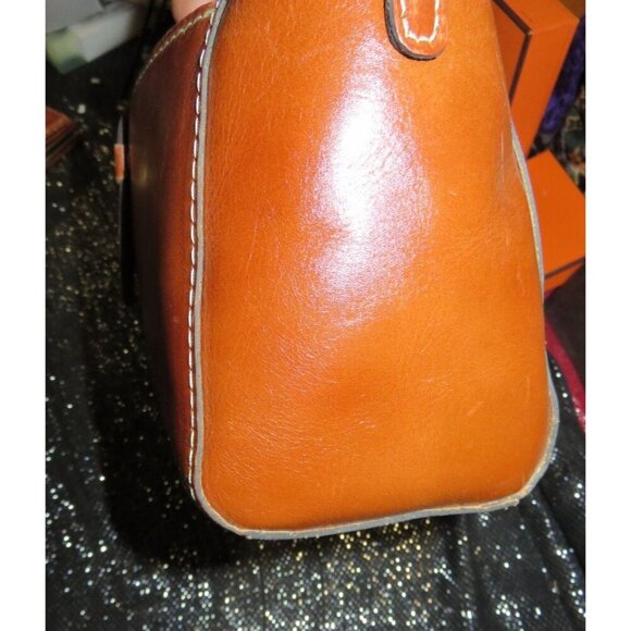 Patricia Nash Heritage Collection Leather Crossbody & Bernini Wallet Set Cognac - Picture 7 of 14